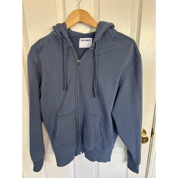 Old Navy Blue Zip Up Hoodie Size S - Picture 1 of 2